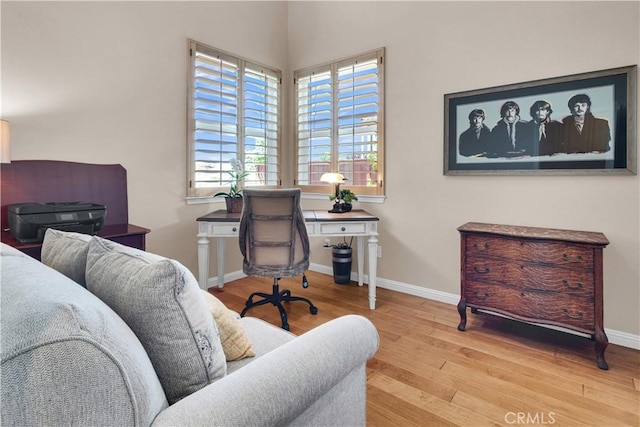 2757 Traditions, Paso Robles, CA 93446 - home office featuring wood finished floors and baseboards