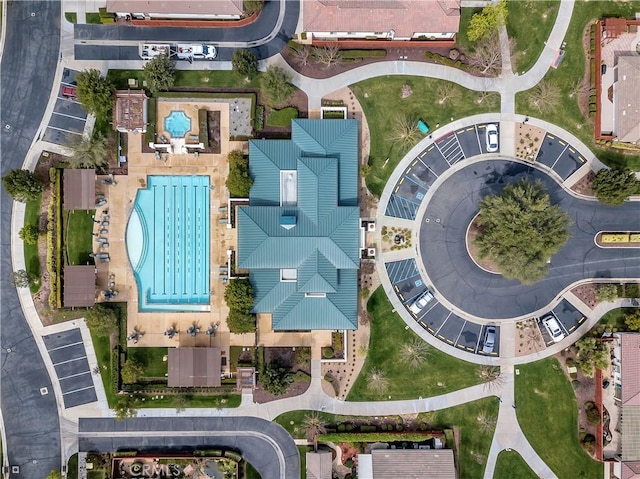 2757 Traditions, Paso Robles, CA 93446 - aerial overview of property's location with a pool