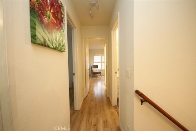 800 Via Colinas, Westlake Village, CA 91362 - hall featuring light wood-style floors and an upstairs landing