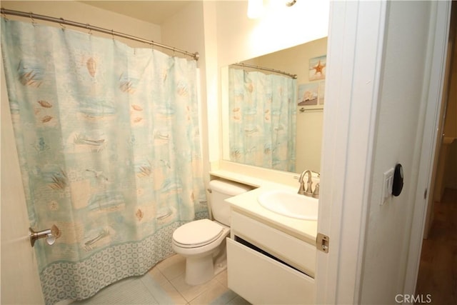 800 Via Colinas, Westlake Village, CA 91362 - full bath featuring vanity, tile patterned flooring, and a shower with shower curtain
