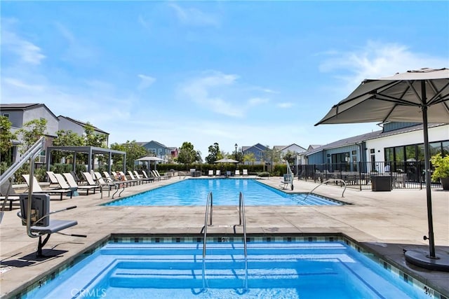 4408 S Grant Paseo, Ontario, CA 91762 - community pool featuring a patio area and a residential view