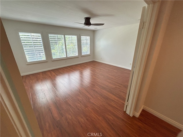 39877 Worthington Pl, Temecula, CA 92591 - unfurnished room with a ceiling fan and wood finished floors