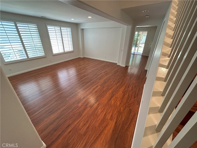 39877 Worthington Pl, Temecula, CA 92591 - spare room featuring dark wood finished floors and recessed lighting