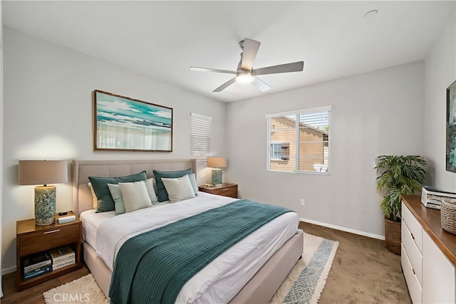 37398 Paseo Violeta Unit 75, Murrieta, CA 92563 - bedroom featuring ceiling fan and light colored carpet