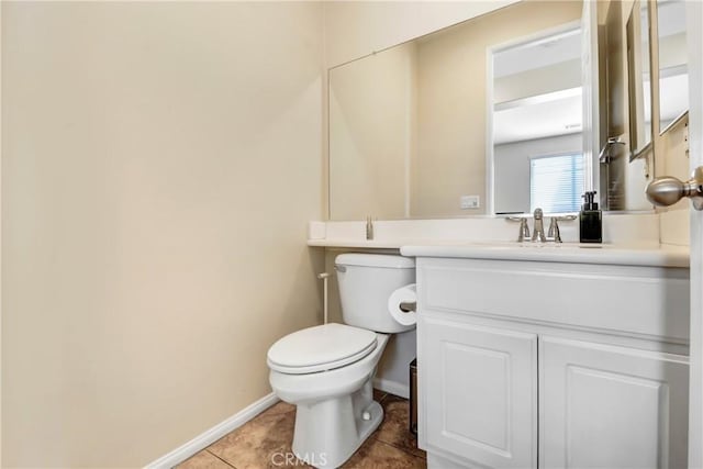 15247 Bandera Way, Victorville, CA 92394 - half bathroom featuring vanity and tile patterned flooring