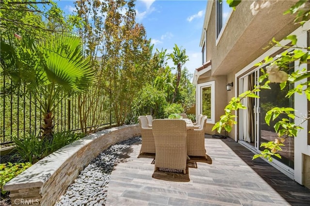 24676 Vista Cerritos, Calabasas, CA 91302 - view of patio with outdoor dining space
