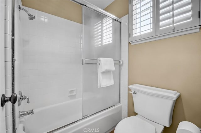 24676 Vista Cerritos, Calabasas, CA 91302 - bathroom featuring toilet and combined bath / shower with glass door