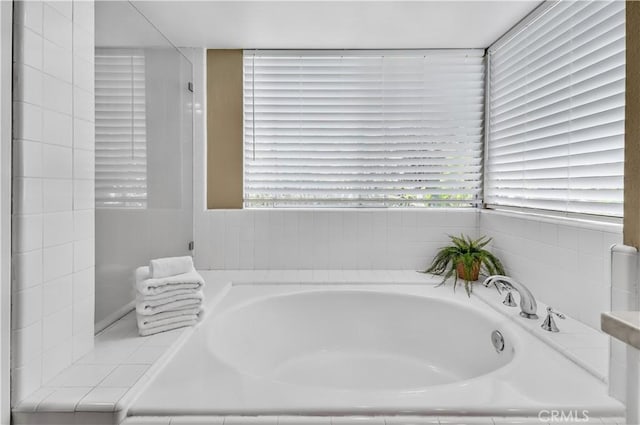 24676 Vista Cerritos, Calabasas, CA 91302 - bathroom featuring a bath and plenty of natural light