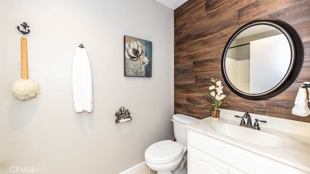 8800 Garden Grove Blvd Unit 2, Garden Grove, CA 92844 - bathroom with wooden walls and vanity