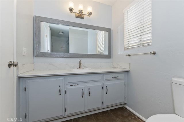 776 Lords Ln, Lake Arrowhead, CA 92352 - bathroom with vanity and tile patterned floors