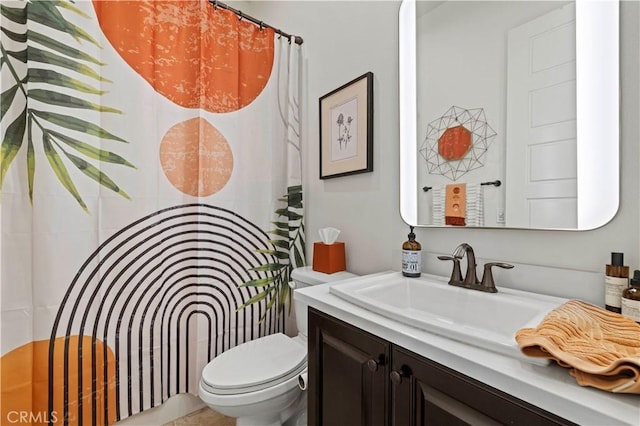 22388 Riverstream Ct, Saugus, CA 91350 - full bathroom with vanity and a shower with curtain