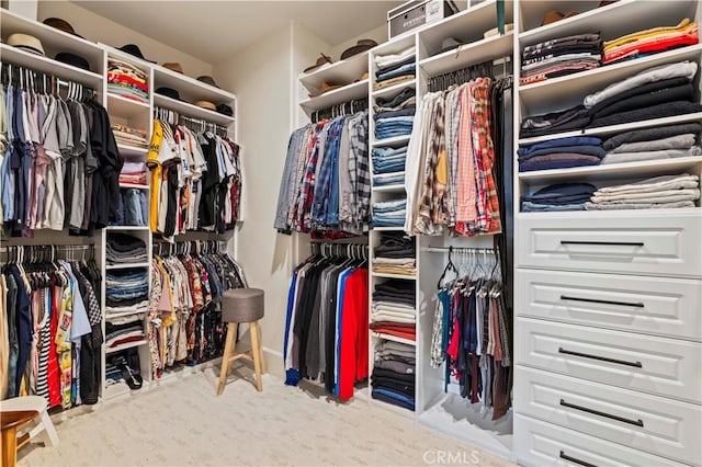 22388 Riverstream Ct, Saugus, CA 91350 - walk in closet featuring carpet flooring