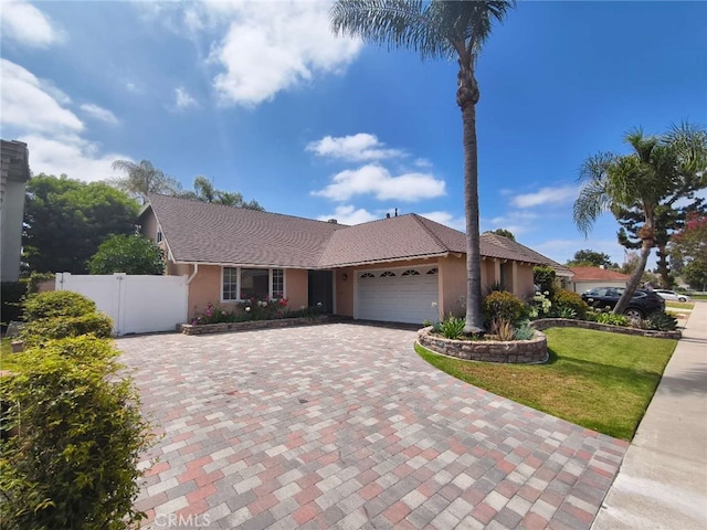15202 Marne Cir, Irvine, CA 92604 - single story home with an attached garage, decorative driveway, and stucco siding
