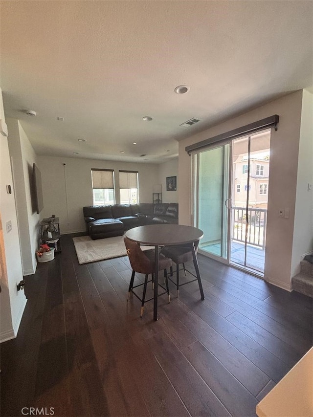 2717 Juniper Berry St, Spring Valley, CA 91977 - dining space featuring dark wood-style floors and recessed lighting