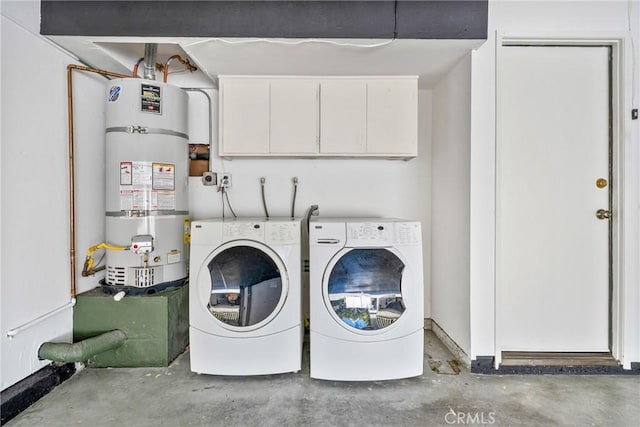 2231 Pacific Ave Unit 14, Costa Mesa, CA 92627 - washroom featuring strapped water heater and washer and clothes dryer