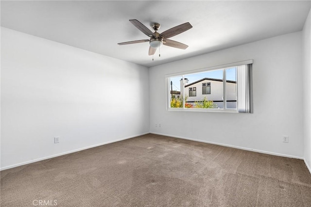 2231 Pacific Ave Unit 14, Costa Mesa, CA 92627 - carpeted spare room with ceiling fan and baseboards