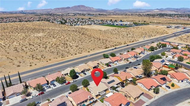 14183 Gale Dr, Victorville, CA 92394 - aerial view of residential area featuring a mountain backdrop