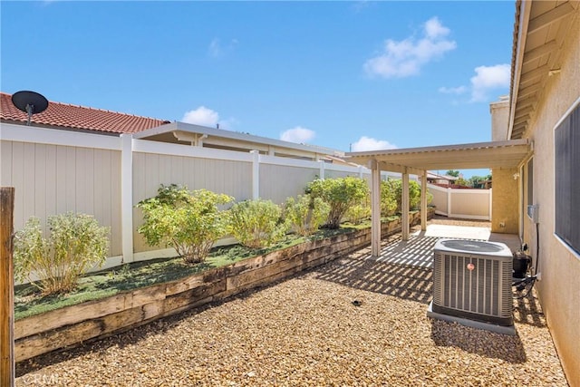 14183 Gale Dr, Victorville, CA 92394 - fenced backyard featuring a patio area