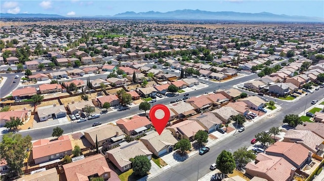 14183 Gale Dr, Victorville, CA 92394 - aerial view of property's location with mountains and nearby suburban area
