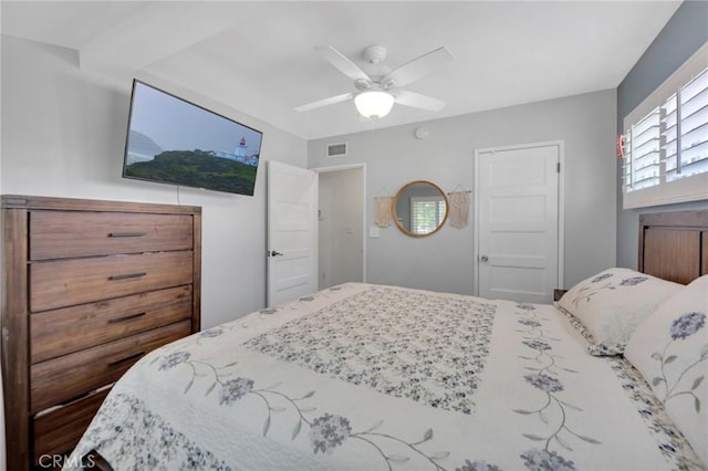 10923 Haskell Ave, Granada Hills, CA 91344 - bedroom featuring a ceiling fan