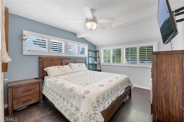 10923 Haskell Ave, Granada Hills, CA 91344 - bedroom featuring dark wood-type flooring and a ceiling fan
