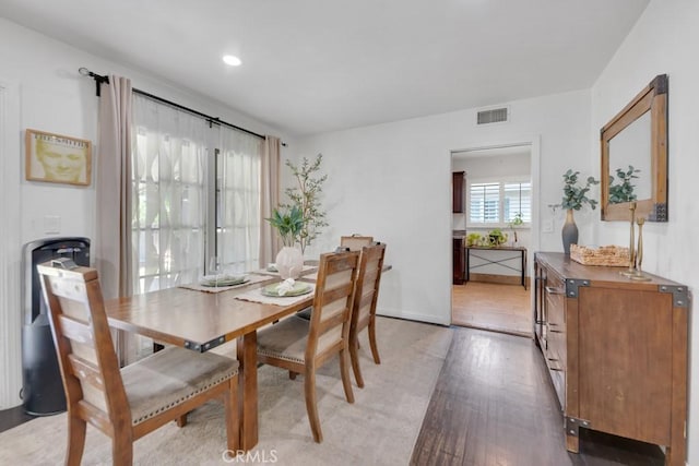 10923 Haskell Ave, Granada Hills, CA 91344 - dining area with light wood-type flooring and recessed lighting