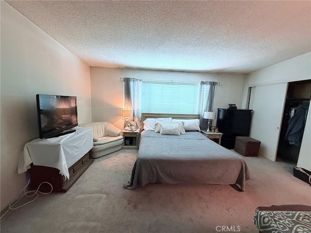 12314 Edgefield St, Cerritos, CA 90703 - carpeted bedroom featuring a textured ceiling and a closet