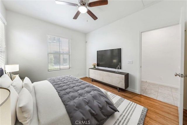41 Somerton, Irvine, CA 92620 - bedroom with wood finished floors and ceiling fan