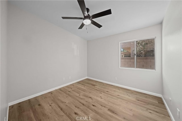 43906 Broadwater Ave, Lancaster, CA 93535 - empty room featuring wood finished floors and a ceiling fan