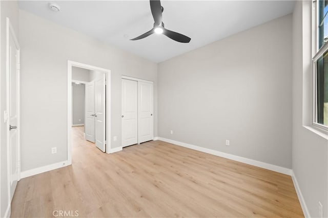 22 Lomada St, Rancho Mission Viejo, CA 92694 - unfurnished bedroom featuring light wood-type flooring and a ceiling fan