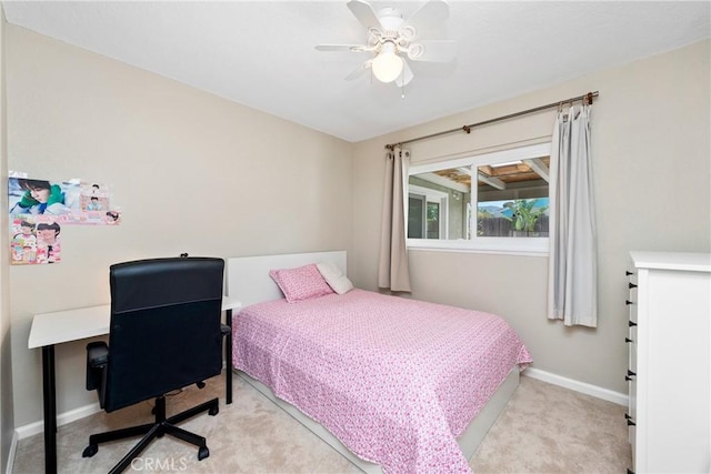 1524 Casarin Ave, Simi Valley, CA 93065 - bedroom featuring light colored carpet and ceiling fan