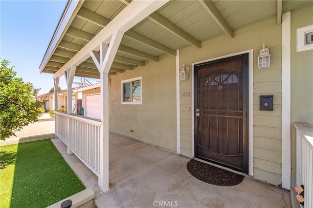 1524 Casarin Ave, Simi Valley, CA 93065 - doorway to property with a porch and stucco siding