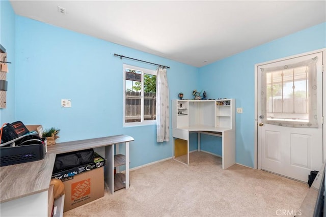1524 Casarin Ave, Simi Valley, CA 93065 - home office with carpet floors and baseboards