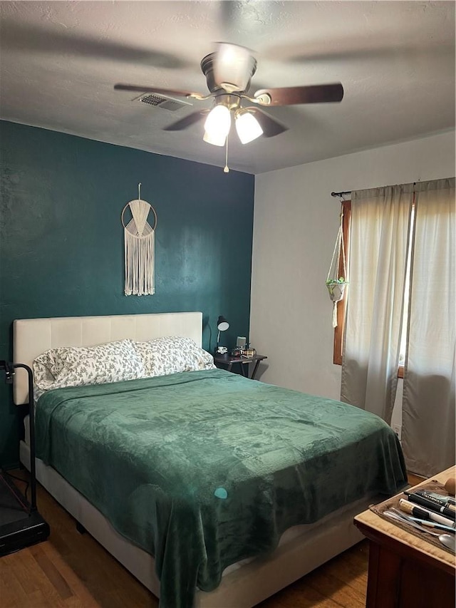 537 Drakeley Ave, Atwater, CA 95301 - bedroom with wood finished floors and ceiling fan