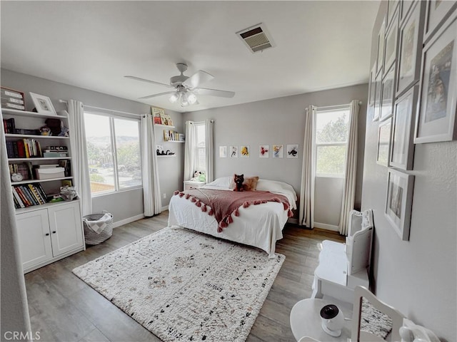 5834 Gem Ct, Lancaster, CA 93536 - bedroom featuring light wood-style flooring and ceiling fan