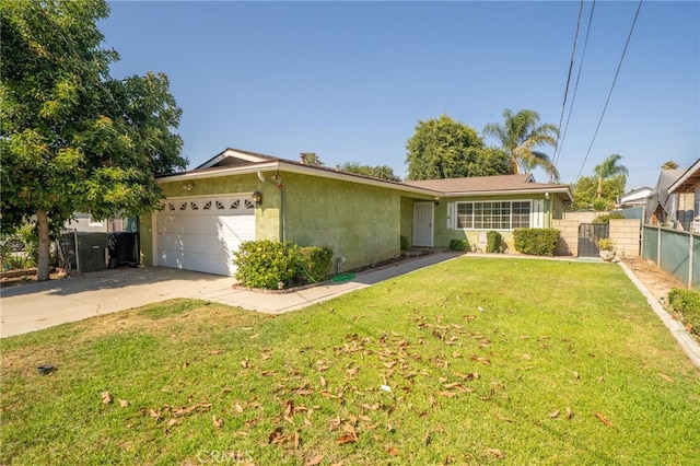 3133 Juanita St, Riverside, CA 92504 - ranch-style home featuring an attached garage, stucco siding, and concrete driveway