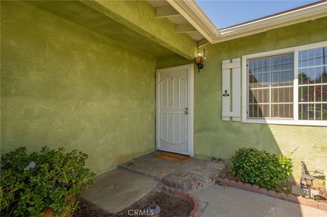 3133 Juanita St, Riverside, CA 92504 - doorway to property with stucco siding