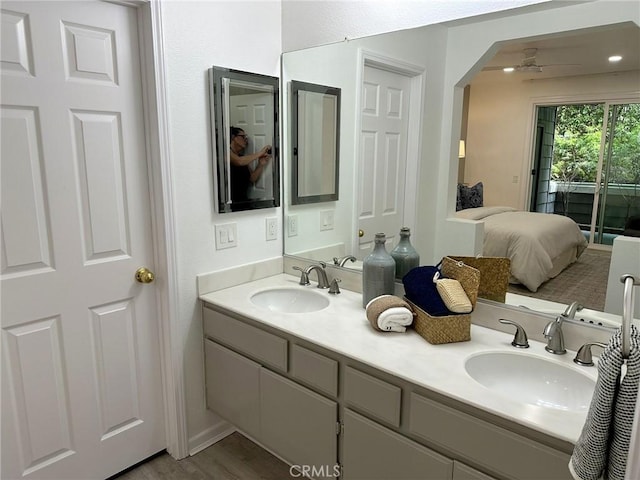 19311 Sunray Ln Unit 104, Huntington Beach, CA 92648 - ensuite bathroom with double vanity