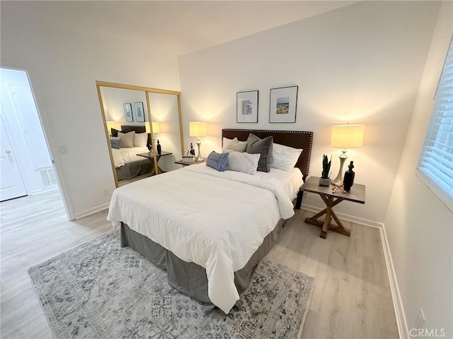 19311 Sunray Ln Unit 104, Huntington Beach, CA 92648 - bedroom featuring light wood-style floors and a closet