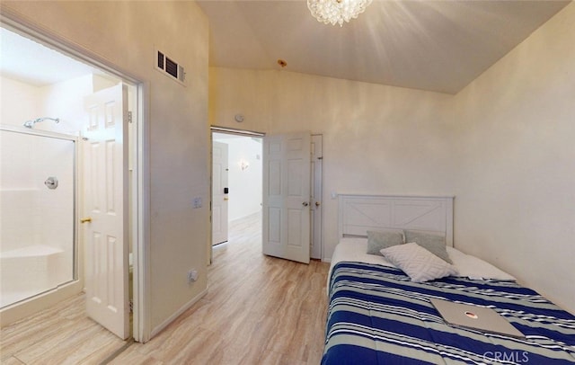 220 S Linhaven Cir, Anaheim, CA 92804 - bedroom with a high ceiling and light wood-type flooring