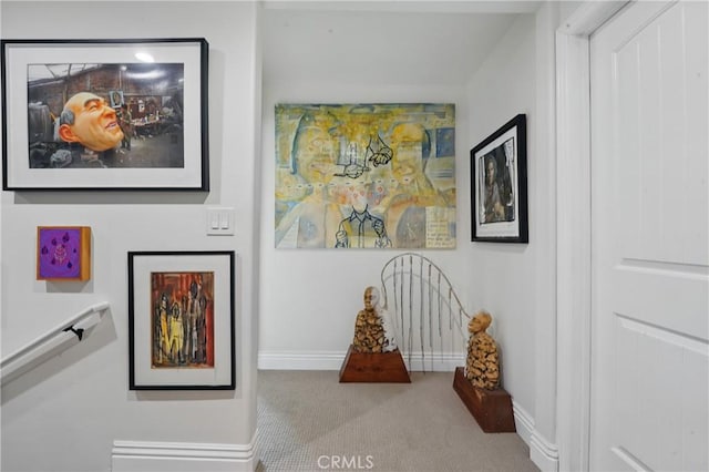 1909 Arroyo Ave, Oceanside, CA 92056 - hallway featuring carpet floors and baseboards