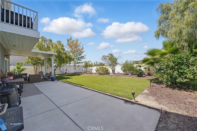 1909 Arroyo Ave, Oceanside, CA 92056 - fenced backyard with a patio area