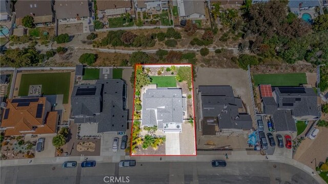 1909 Arroyo Ave, Oceanside, CA 92056 - aerial perspective of suburban area with property boundaries highlighted