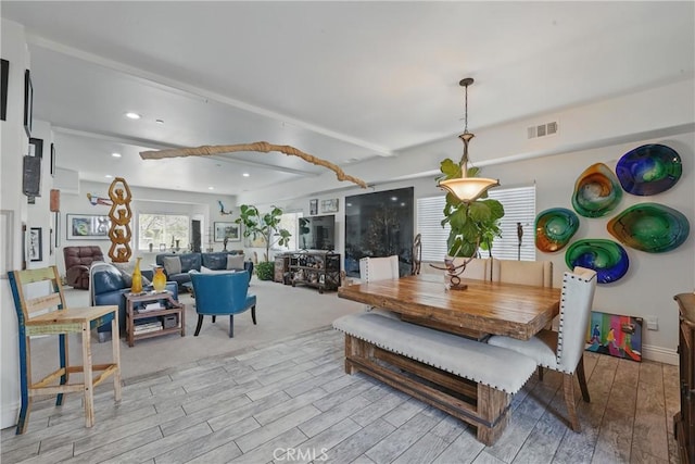 1909 Arroyo Ave, Oceanside, CA 92056 - dining room with light wood-type flooring and recessed lighting