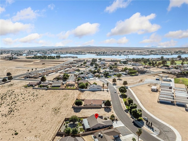 27239 Peach Tree Ln, Helendale, CA 92342 - aerial view of residential area featuring a large body of water