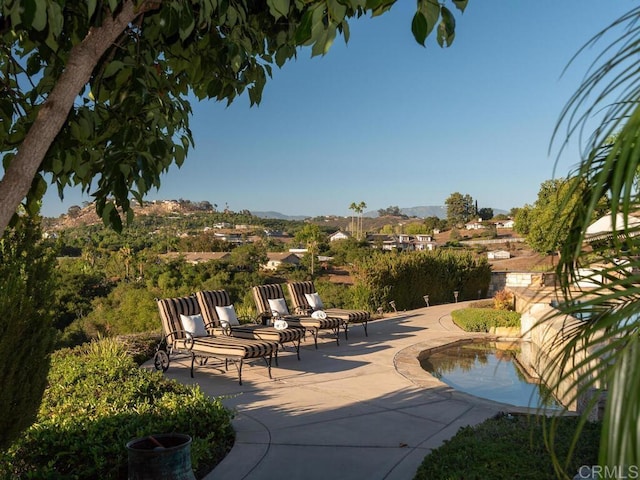 32110 Dos Ninas, Bonsall, CA 92003 - view of patio with a mountain view