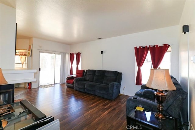 4242 Trenton Ave, Palmdale, CA 93552 - living room featuring wood finished floors