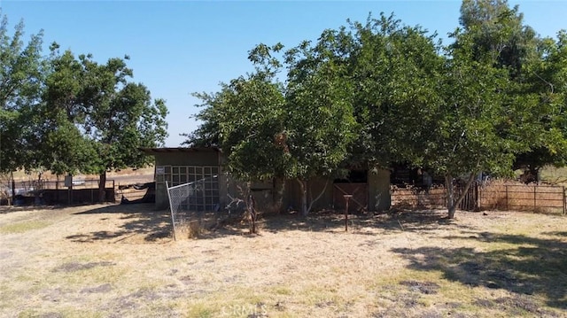 45660 Shain Ave, Dos Palos, CA 93620 - view of yard featuring an outdoor structure
