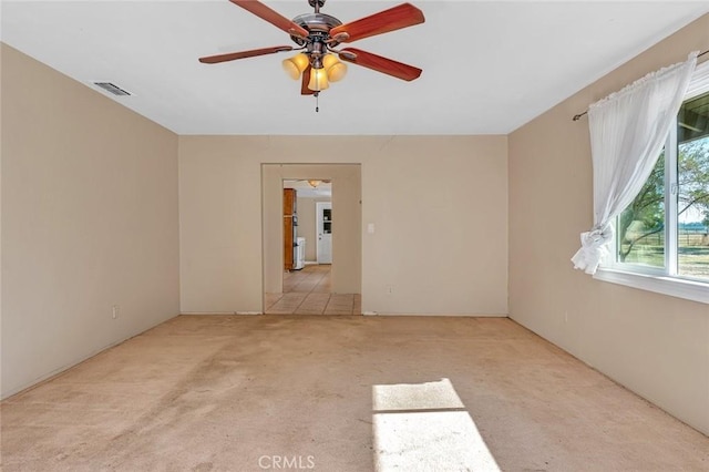 45660 Shain Ave, Dos Palos, CA 93620 - carpeted empty room featuring a ceiling fan