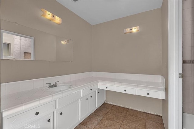 45660 Shain Ave, Dos Palos, CA 93620 - bathroom featuring vanity and tile patterned floors